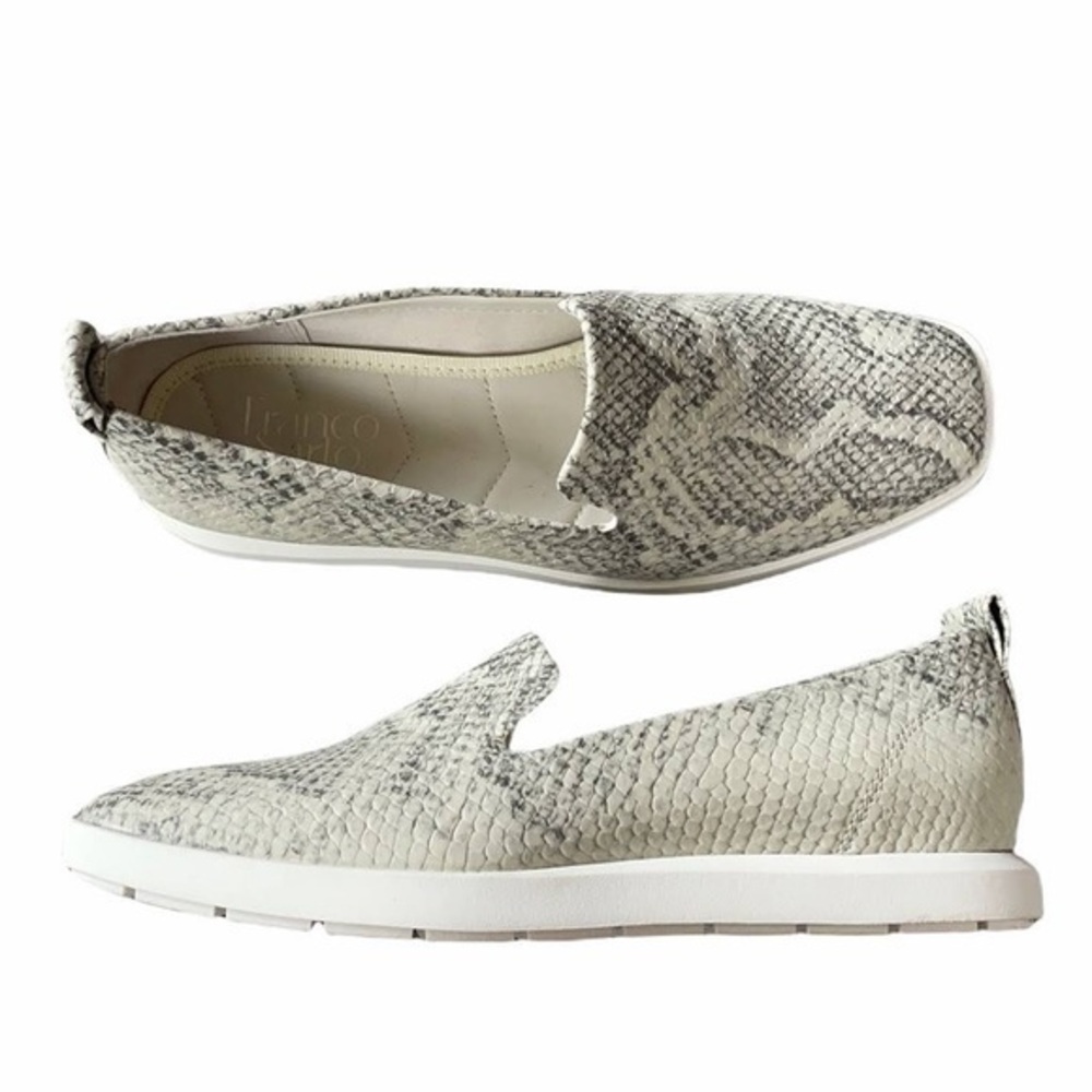 Franco Sarto Shoes Boston Snake Print Square Toe Sneaker Shoes Size 6